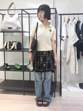 raneさん(レディース・154cm)の夏コーディネート