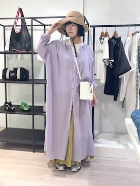「ROSE BUD（ローズバッド）のアイテム」を使った、raneさん（レディース・154cm）の夏コーディネート