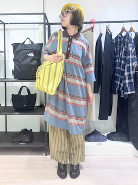 「beej（ビージ）のアイテム」を使った、raneさん（レディース・154cm）の春コーディネート