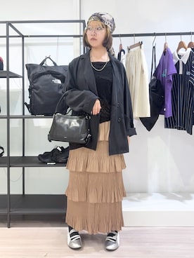 raneさん（レディース・154cm）の夏コーディネート