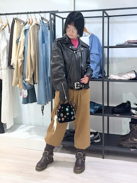 「ROSE BUD（ローズバッド）のアイテム」を使った、raneさん（レディース・154cm）の秋コーディネート