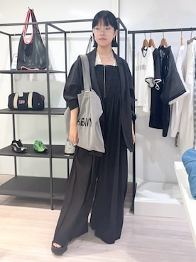 「ROSE BUD（ローズバッド）のアイテム」を使った、raneさん（レディース・154cm）の夏コーディネート