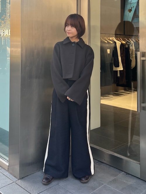 ツイードワイドパンツ（その他パンツ）｜PUBLIC TOKYO