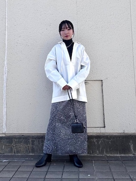 「アイテム（財布）」を使った、yuaさん（レディース・149cm）の冬コーディネート