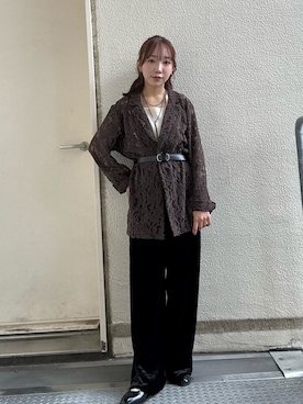 「アイテム（タンクトップ）」を使った、yuaさん（レディース・149cm）の夏コーディネート