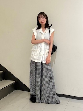 「アイテム（その他アウター）」を使った、yuaさん（レディース・149cm）の夏コーディネート