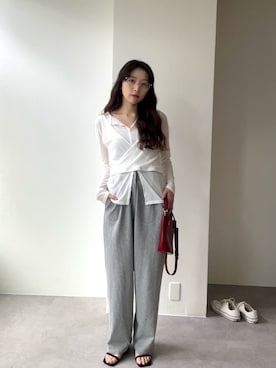 「SHENERY（シーナリー）のアイテム」を使った、yumyum0416さん（レディース・162cm）の春コーディネート