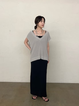 「SHENERY（シーナリー）のアイテム」を使った、yumyum0416さん（レディース・162cm）の夏コーディネート