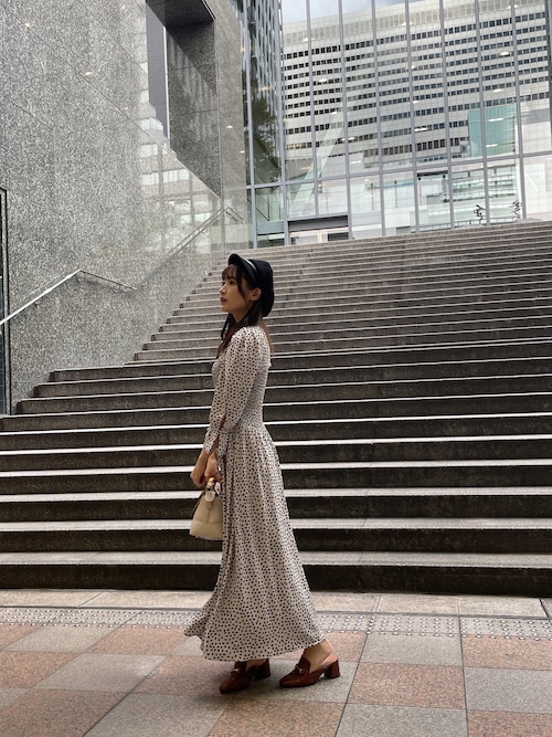 村上文香 Youtubeやってます Snidelのワンピースを使ったコーディネート Wear