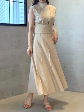 「ketty（ケティ）のアイテム（ワンピース）」を使った、minoさん（レディース・159cm）の夏コーディネート