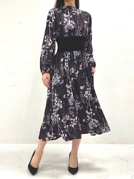 「ketty（ケティ）のアイテム（ワンピース）」を使った、minoさん（レディース・159cm）の秋コーディネート