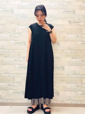 「RAG MACHINE（ラグマシーン）のアイテム」を使った、えーえー▶▶相互さん（レディース・165cm）の夏コーディネート