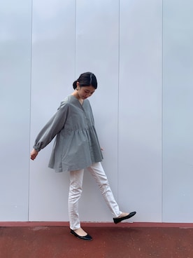 「BEARDSLEY」｜「アイテム（その他）」を使った、rinonさん（レディース・163cm）の夏コーディネート