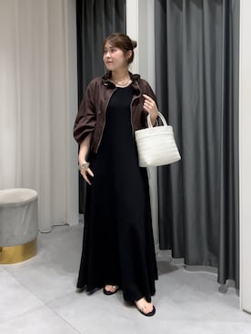 「アイテム（その他アウター）」を使った、Hinako Satoさん（レディース・159cm）の夏コーディネート