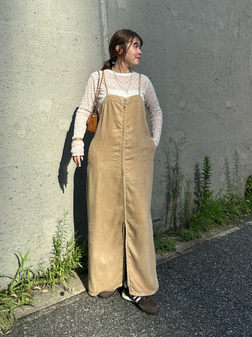 【美品】DOUDOU　ドゥドゥ　深Vワイドコンビネゾン 一部WEB限定カラー】深Vワイドコンビネゾン | DOUDOU(ドゥドゥ