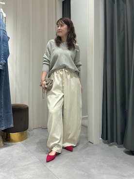 Hinako Satoさん（レディース・159cm）の秋コーディネート