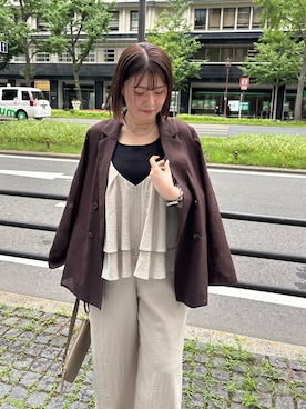 Hinako Satoさん(レディース・159cm)の夏コーディネート