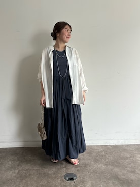 Hinako Satoさん（レディース・159cm）の春コーディネート