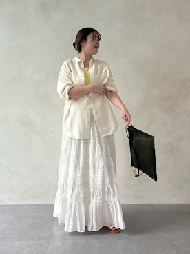 Hinako Satoさん（レディース・159cm）の冬コーディネート