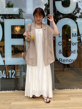 Hinako Satoさん(レディース・159cm)の夏コーディネート