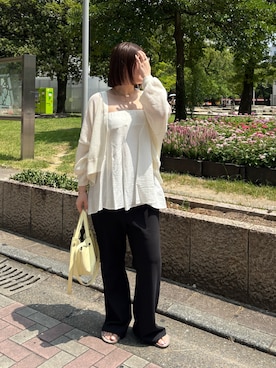 Hinako Satoさん(レディース・159cm)の夏コーディネート