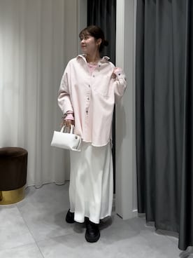 Hinako Satoさん（レディース・159cm）の冬コーディネート