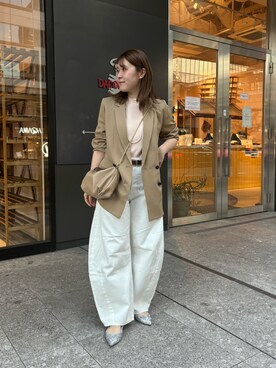 Hinako Satoさん(レディース・159cm)の冬コーディネート