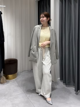 Hinako Satoさん（レディース・159cm）の春コーディネート