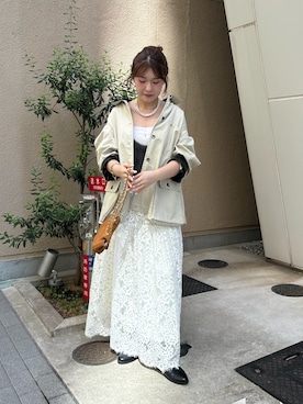 Hinako Satoさん（レディース・159cm）の夏コーディネート