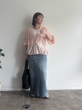 Hinako Satoさん(レディース・159cm)の夏コーディネート