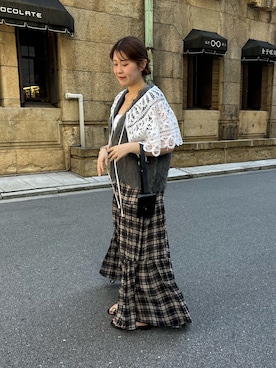 Hinako Satoさん（レディース・159cm）の夏コーディネート