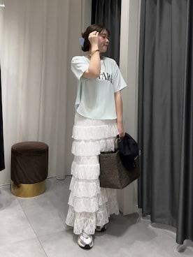 Hinako Satoさん（レディース・159cm）の春コーディネート