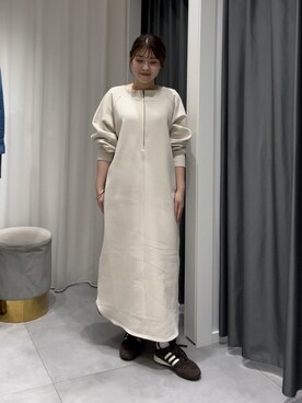 Hinako Satoさん(レディース・159cm)の冬コーディネート