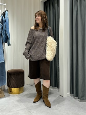 Hinako Satoさん(レディース・159cm)の秋コーディネート