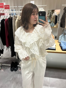 Hinako Satoさん（レディース・159cm）の冬コーディネート