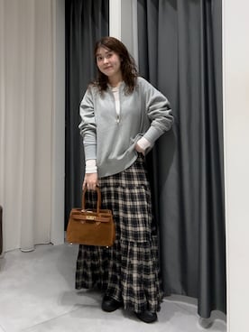 Hinako Satoさん（レディース・159cm）の秋コーディネート