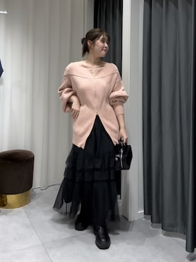 Hinako Satoさん（レディース・159cm）の冬コーディネート