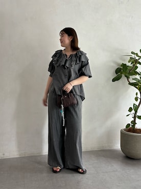 Hinako Satoさん(レディース・159cm)の春コーディネート