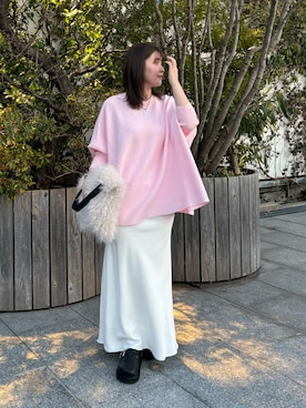 Hinako Satoさん（レディース・159cm）の冬コーディネート