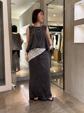 Hinako Satoさん(レディース・159cm)の夏コーディネート