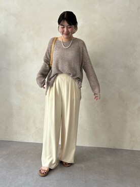 Hinako Satoさん（レディース・159cm）の春コーディネート