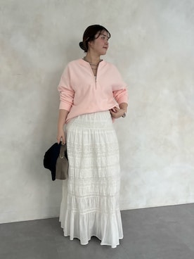 Hinako Satoさん（レディース・159cm）の冬コーディネート