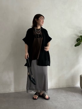 Hinako Satoさん(レディース・159cm)の春コーディネート