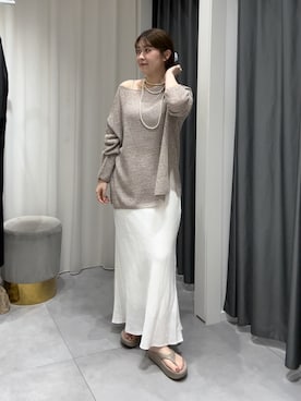 Hinako Satoさん（レディース・159cm）の夏コーディネート