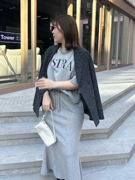 Hinako Satoさん（レディース・159cm）の冬コーディネート