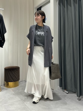 Hinako Satoさん（レディース・159cm）の春コーディネート