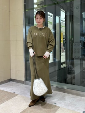 Hinako Satoさん（レディース・159cm）の秋コーディネート