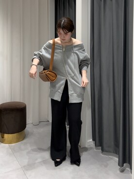 Hinako Satoさん（レディース・159cm）の春コーディネート