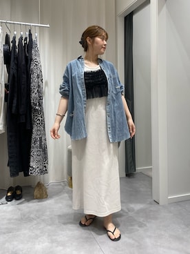 Hinako Satoさん（レディース・159cm）の夏コーディネート