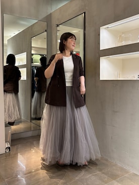Hinako Satoさん(レディース・159cm)の夏コーディネート